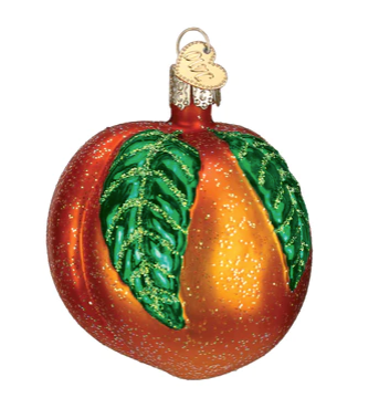 Peach Ornament
