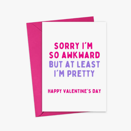 Awkward Funny Valentine's Day Card