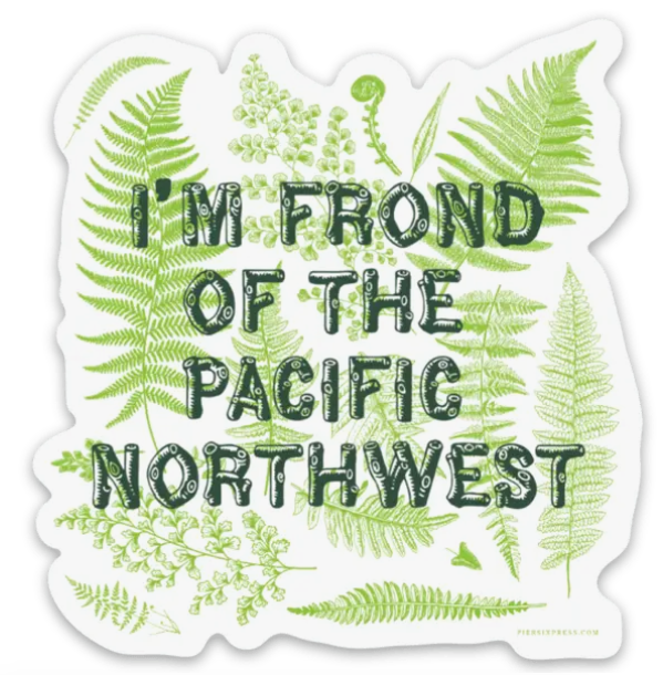 Pacific Northwest Pun Sticker