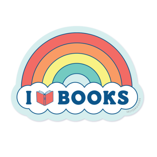 Rainbow Books Sticker
