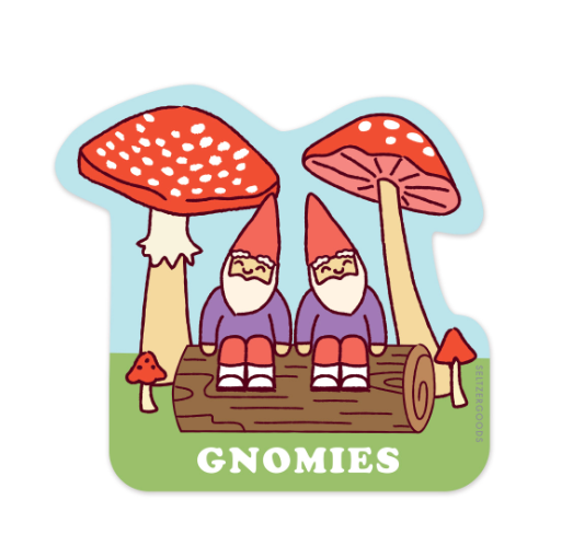 Gnomies Log Sticker