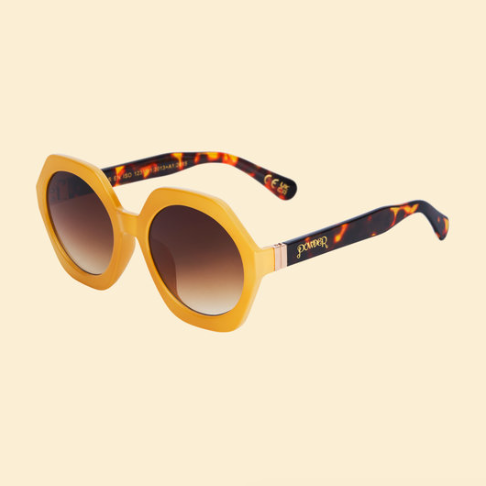 Luxe Georgie Sunglasses - Custard/Tortoiseshell