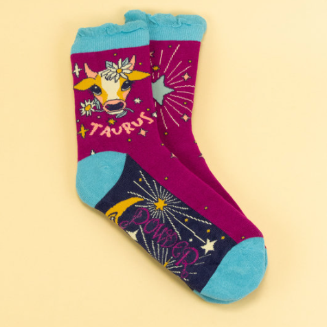 Taurus Zodiac Ankle Socks