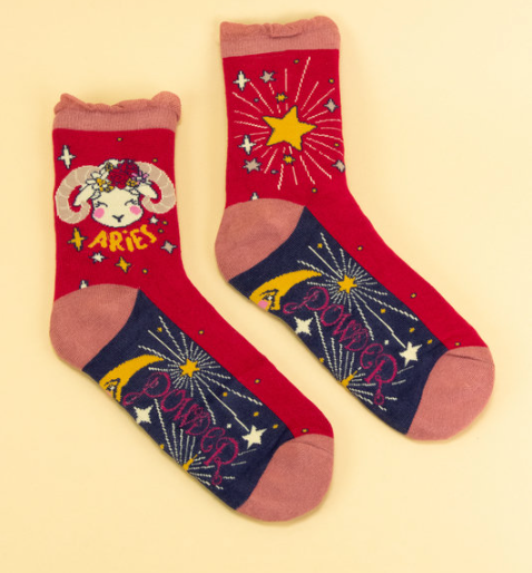 Aries Zodiac Ankle Socks