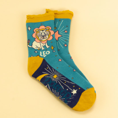 Leo Zodiac Ankle Socks