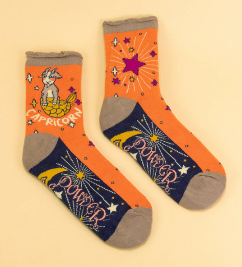 Capricorn Zodiac Ankle Socks