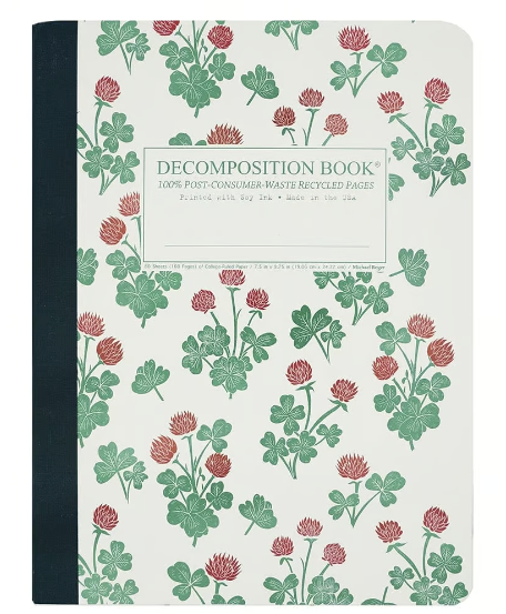 Decomposition Book - Crimson Clover Lined Pages