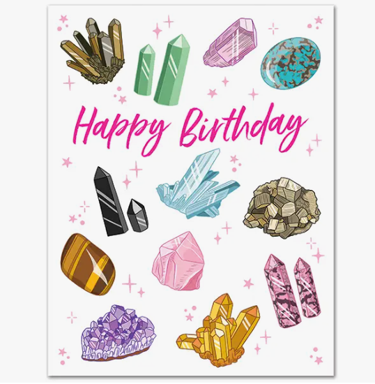 Crystal Birthday Card