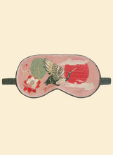 Load image into Gallery viewer, Lavender Velvet Eyemask - Crane Sunrise in Petal
