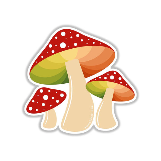 Shroom Sticker - Kat Weber Art