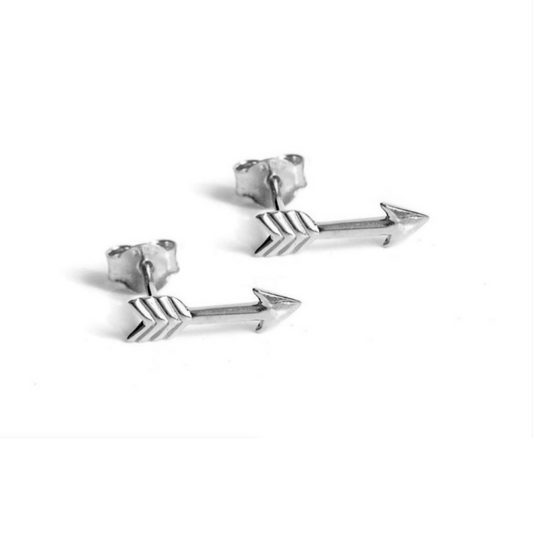 Silver Aim Arrow Studs