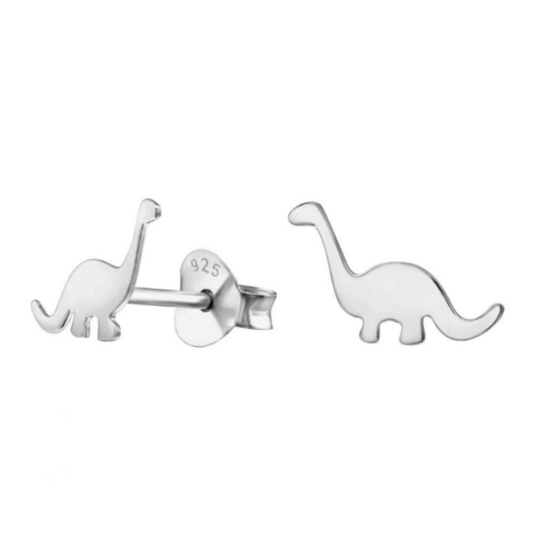 Silver Dinosaur Studs