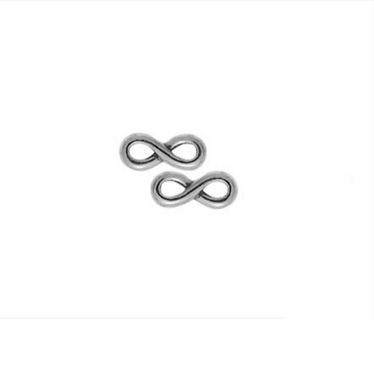 Silver Infinity Studs