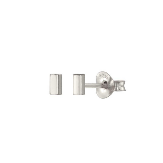 Silver Little Barrel Studs
