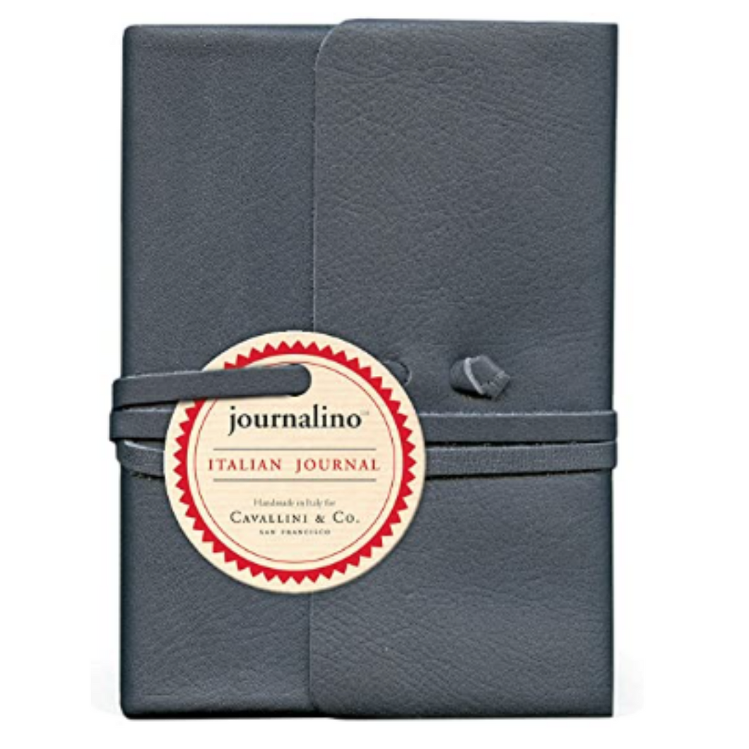 Cavallini & Co. Small Indigo Leather Journalino 3.25