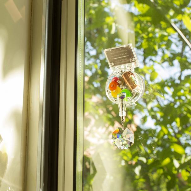 Solar Powered Rainbowmaker with Crystal