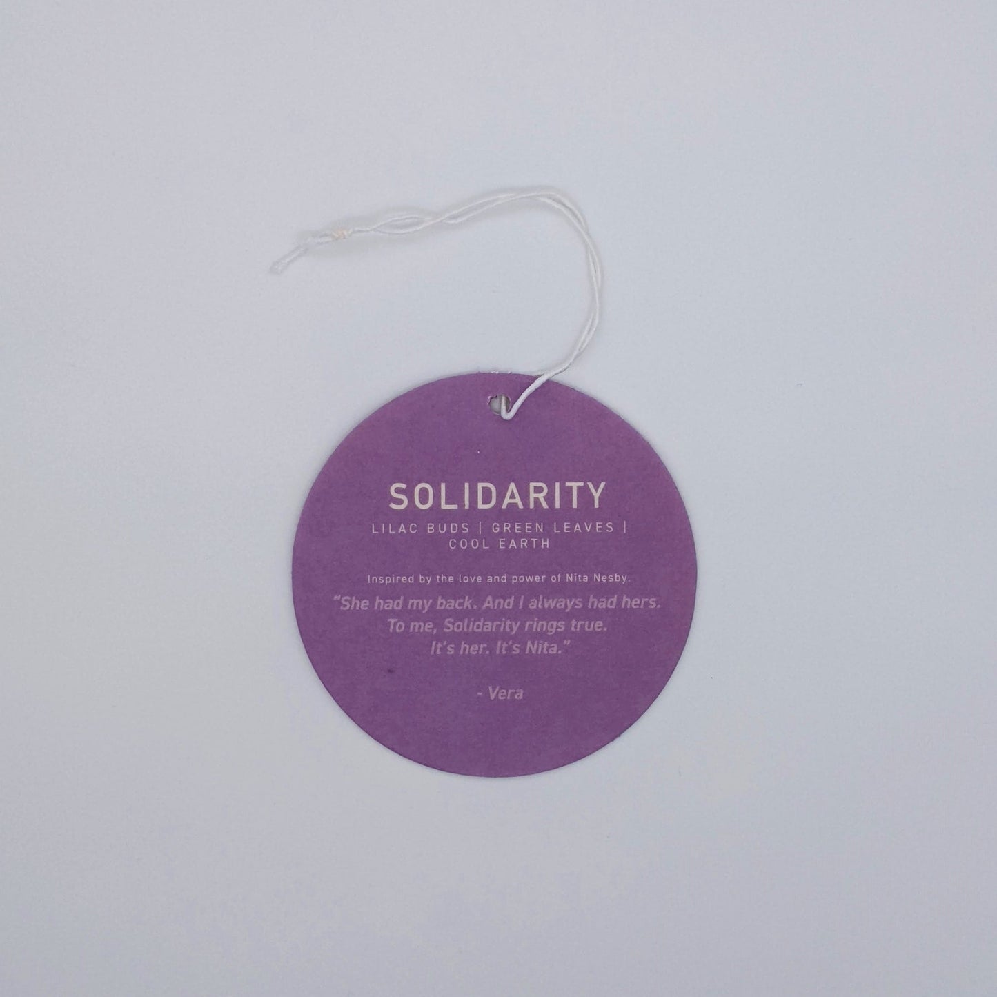 Solidarity Fragrance Card