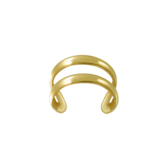 Gold Mini Double Ear Cuff