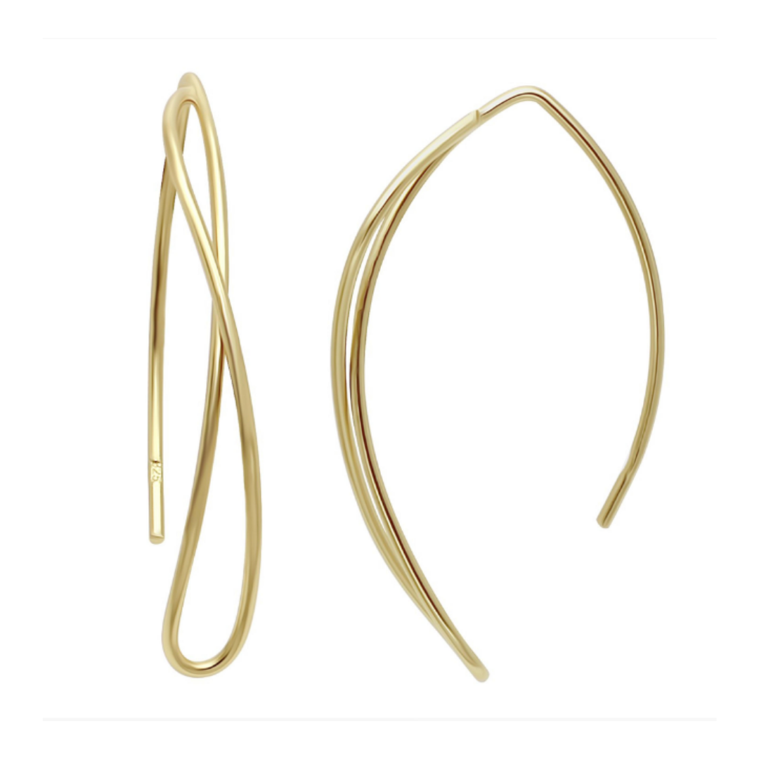 Vermeil Gold Axis Earrings