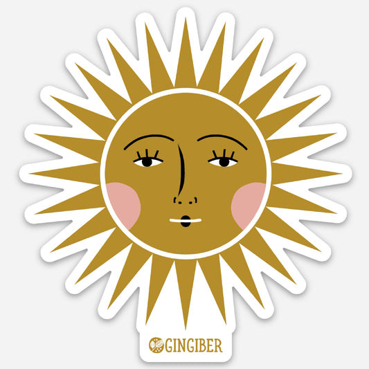 Sun Sticker Gingiber