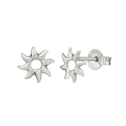 Sunny Sun Studs - Silver