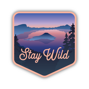 Sunset Lake Sticker