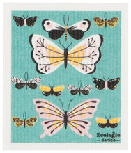 Load image into Gallery viewer, Swedish Dish Cloth - Butterflies
