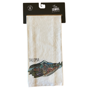 Tacoma Cityscape Tea Towel