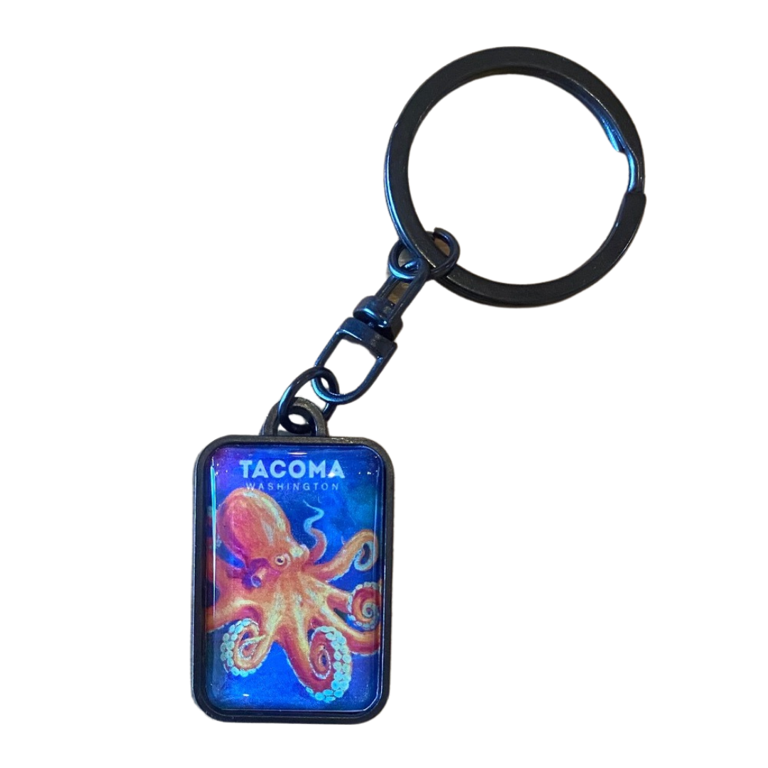 Tacoma WA - Octopus Keychain