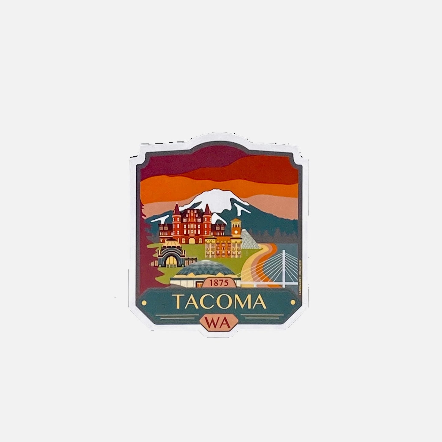 Small Tacoma Sticker