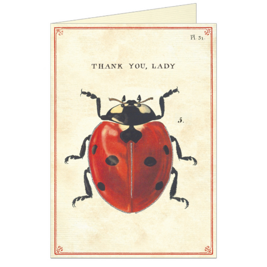 Cavallini & Co. Greeting Card - Thank You Lady