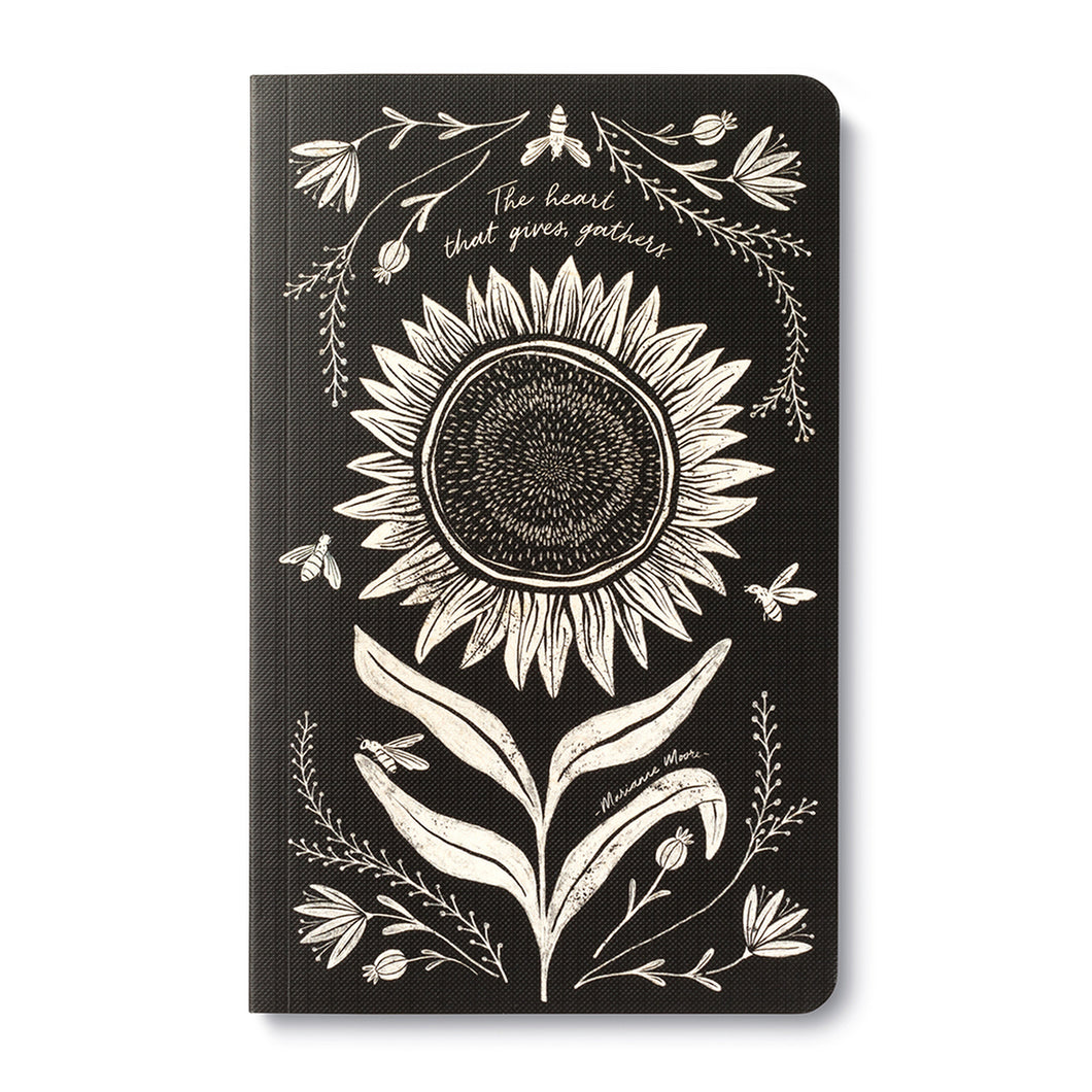 Write Now Journal - The heart that gives, gathers