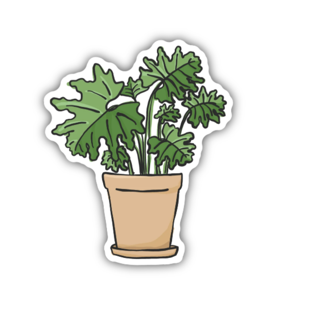 Tree Philodendron/Large Printed Sticker
