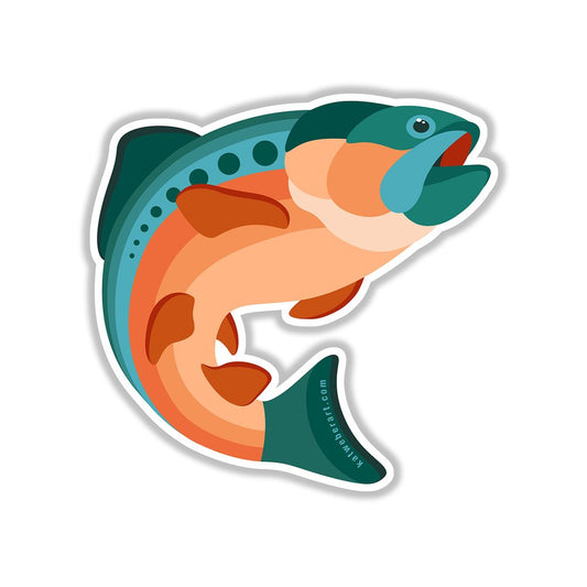 Trout Sticker