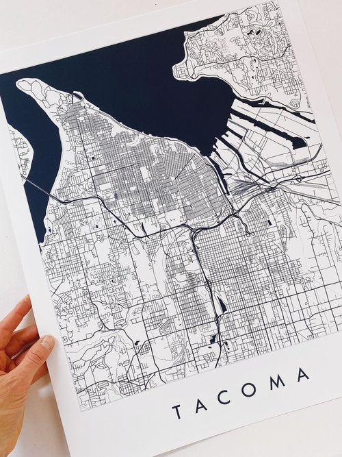 Turn of the Centuries - Blueprint Tacoma, WA City Map