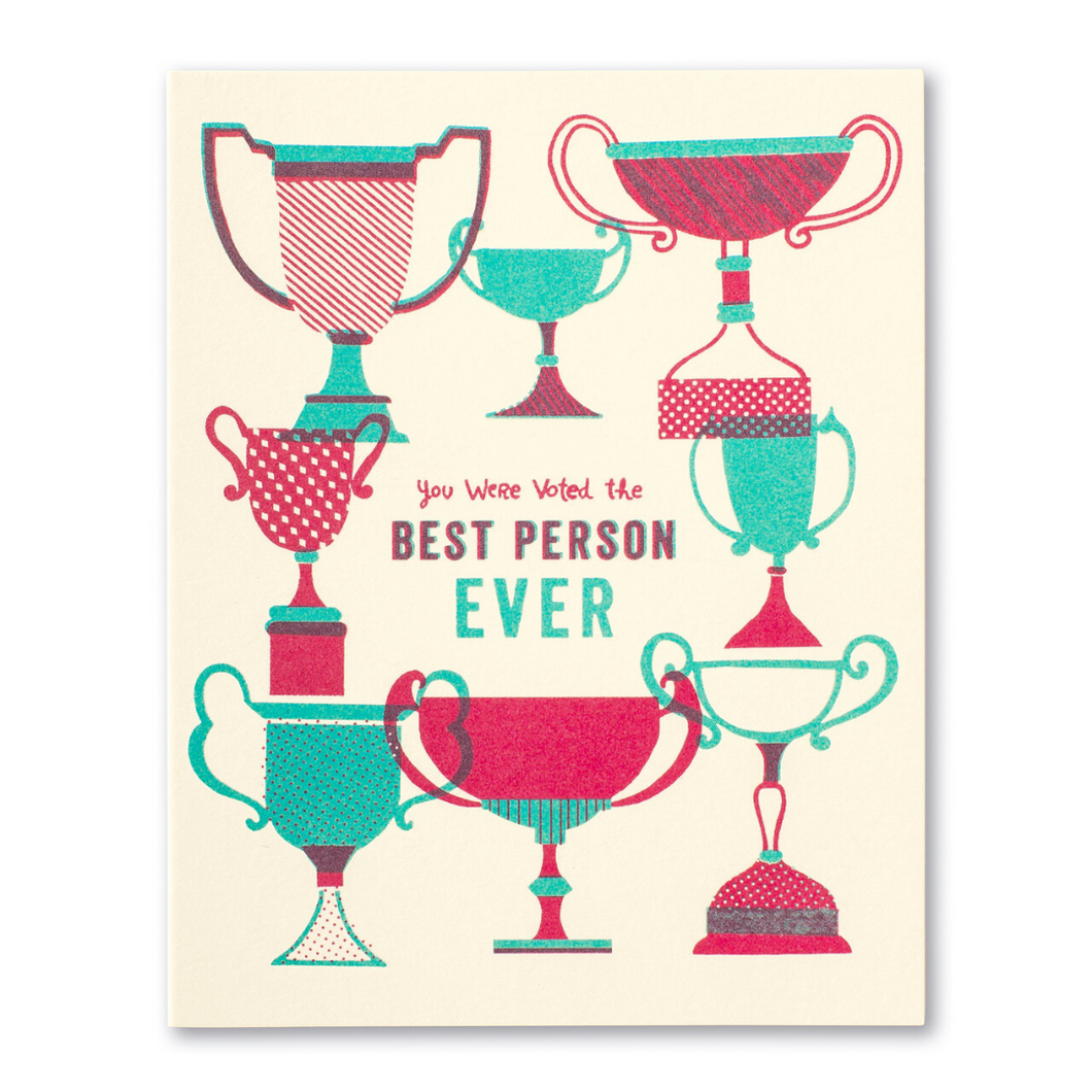 LM Card - You were voted the best person ever (TY)