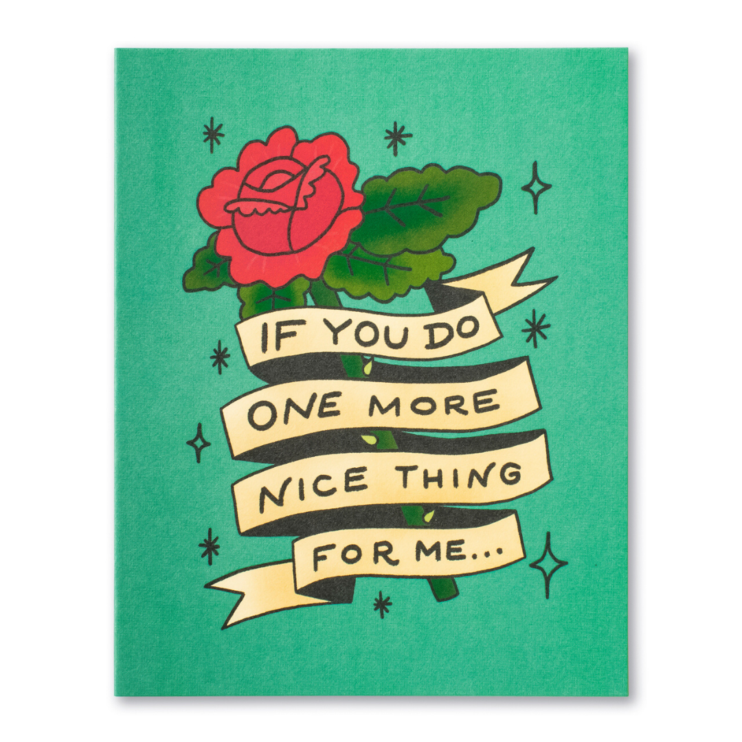 LM Card - If you do one more nice thing for me (TY)