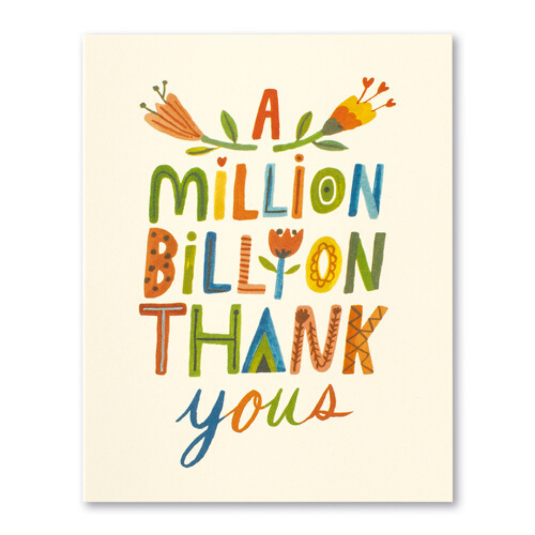 LM - A million, billion thank you's