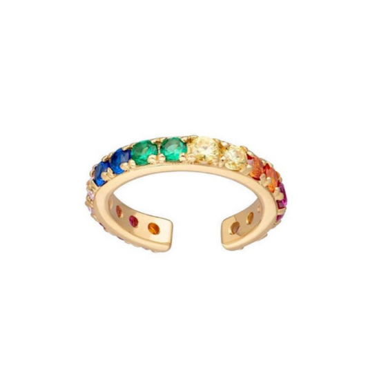 GF Rainbow Ear Cuff Gold