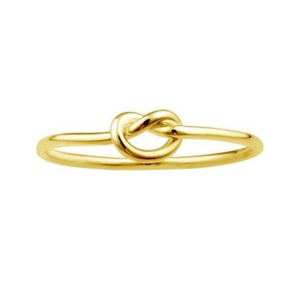 GF Love Knot Ring Gold