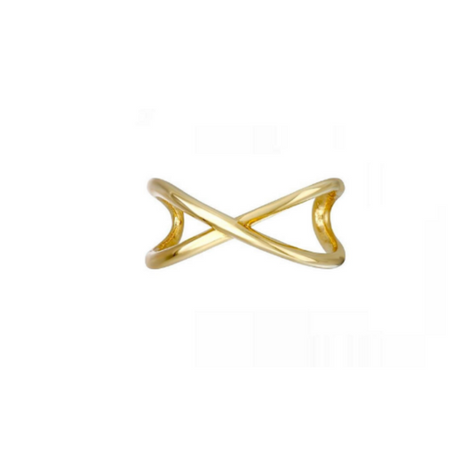 Vermeil Criss Cross Ear Cuff