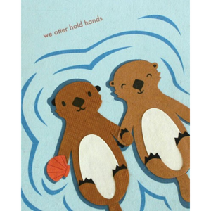 Otter Hold Hands
