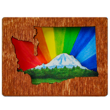Load image into Gallery viewer, WA Magnet - Rainbow Rainier
