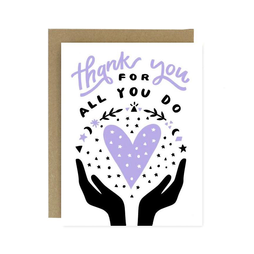 Thank You All You Do Card