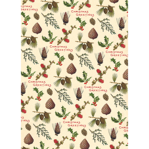 Cavallini & Co. Wrap - Pine Cones