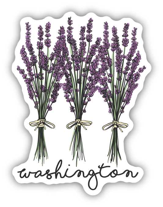 Washington/ND Lavender Bundles Sticker