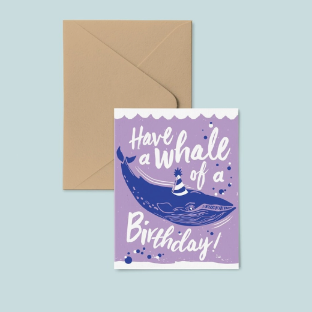 Whale of a Birthday Card