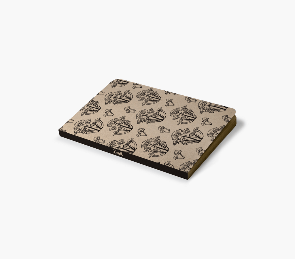 Wild Mushrooms Kraft Layflat Notebook-Lined