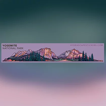 Hydrascape Miniscape Sticker - Yosemite