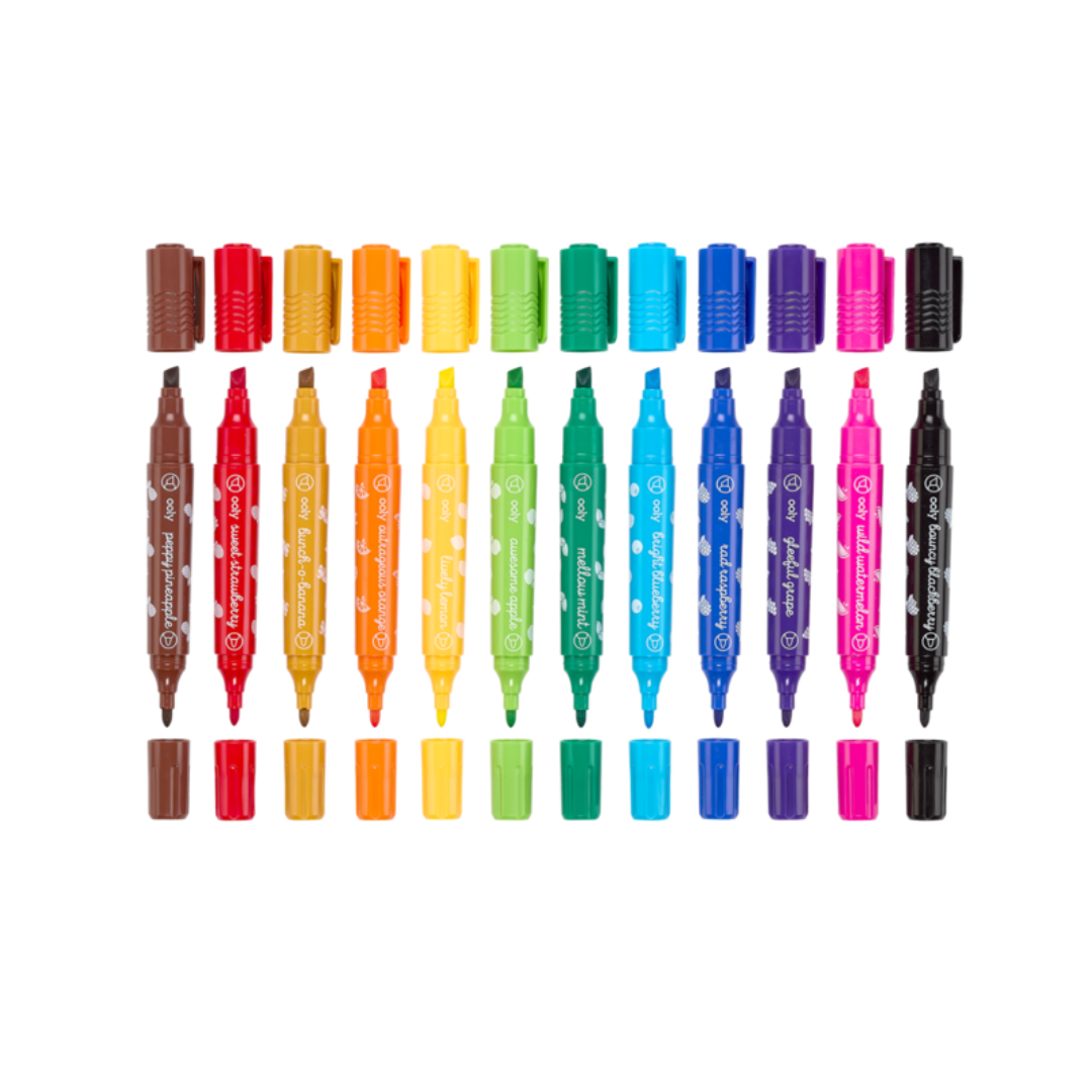 Yummy Yummy Scented Markers -Set/12